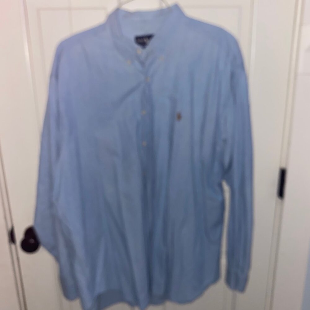 Ralph Lauren Blaire Chambray Button-Down Shirt (XXL)
